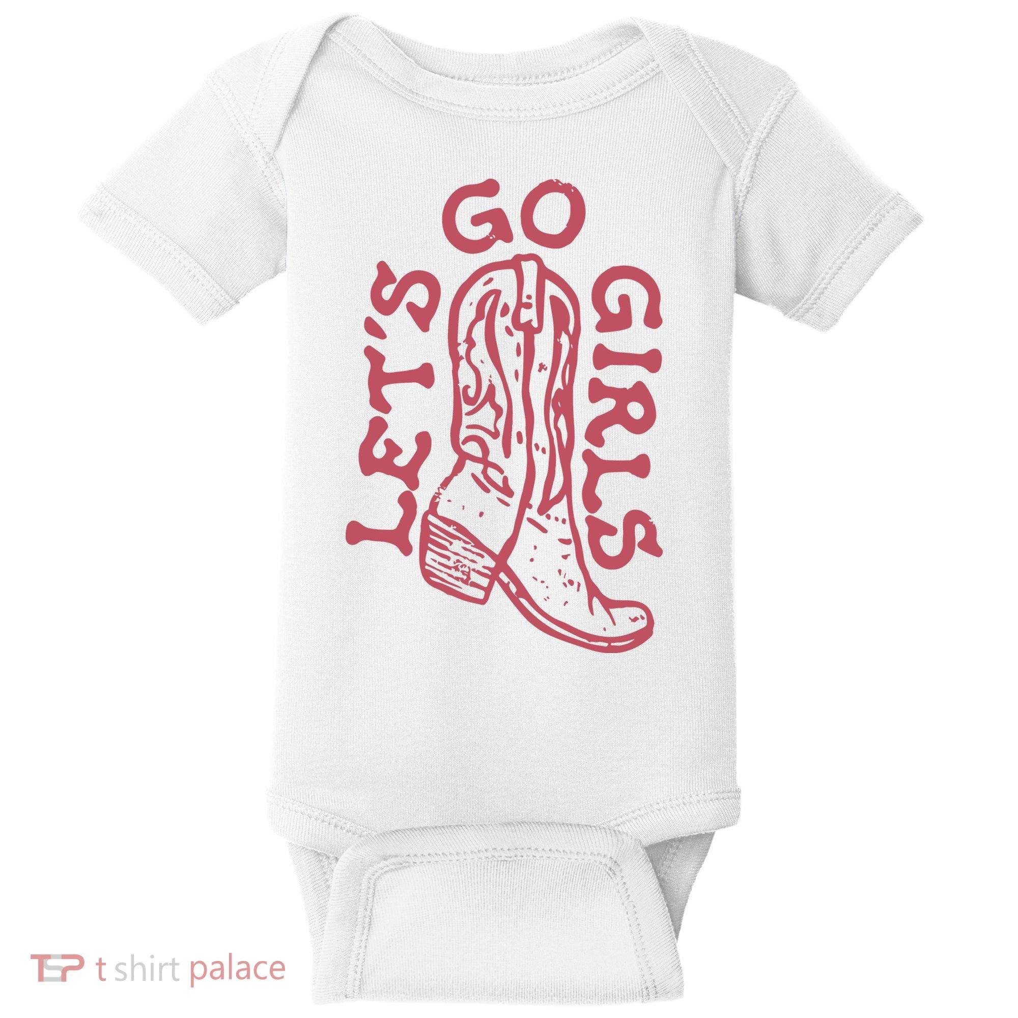 LetS Go Girls Western Baby Bodysuit