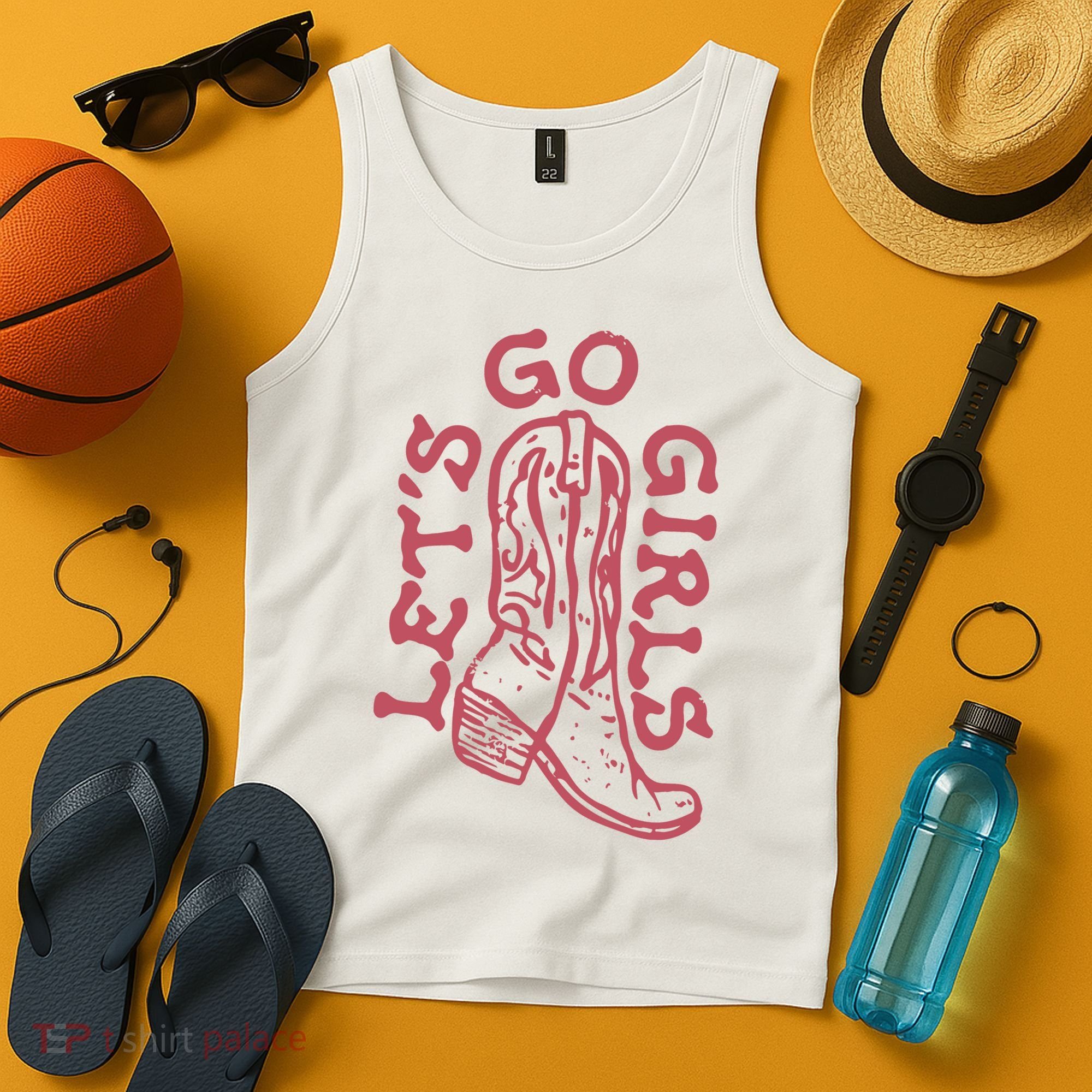 LetS Go Girls Western Tank Top
