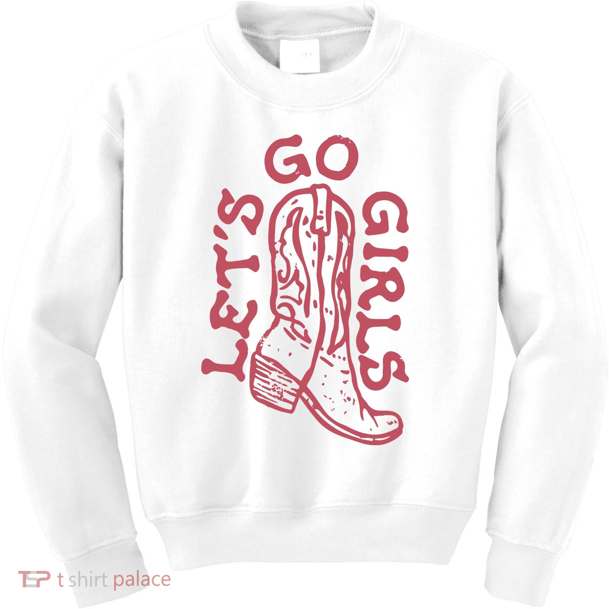 LetS Go Girls Western Kids Sweatshirt