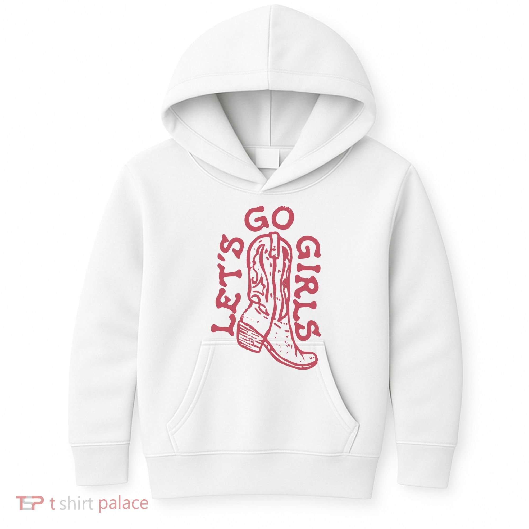 LetS Go Girls Western Kids Hoodie
