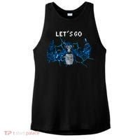 Let's Go Gorilla Gamer Meme Ladies PosiCharge Tri-Blend Wicking Tank thumb 0
