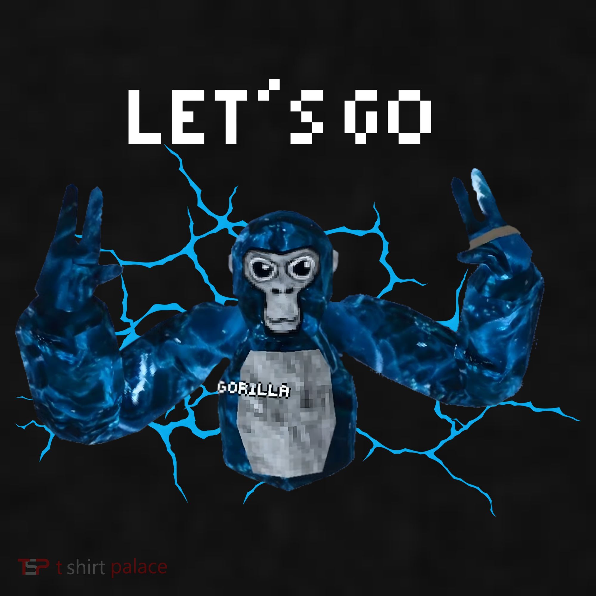Let's Go Gorilla Gamer Meme Ladies PosiCharge Tri-Blend Wicking Tank