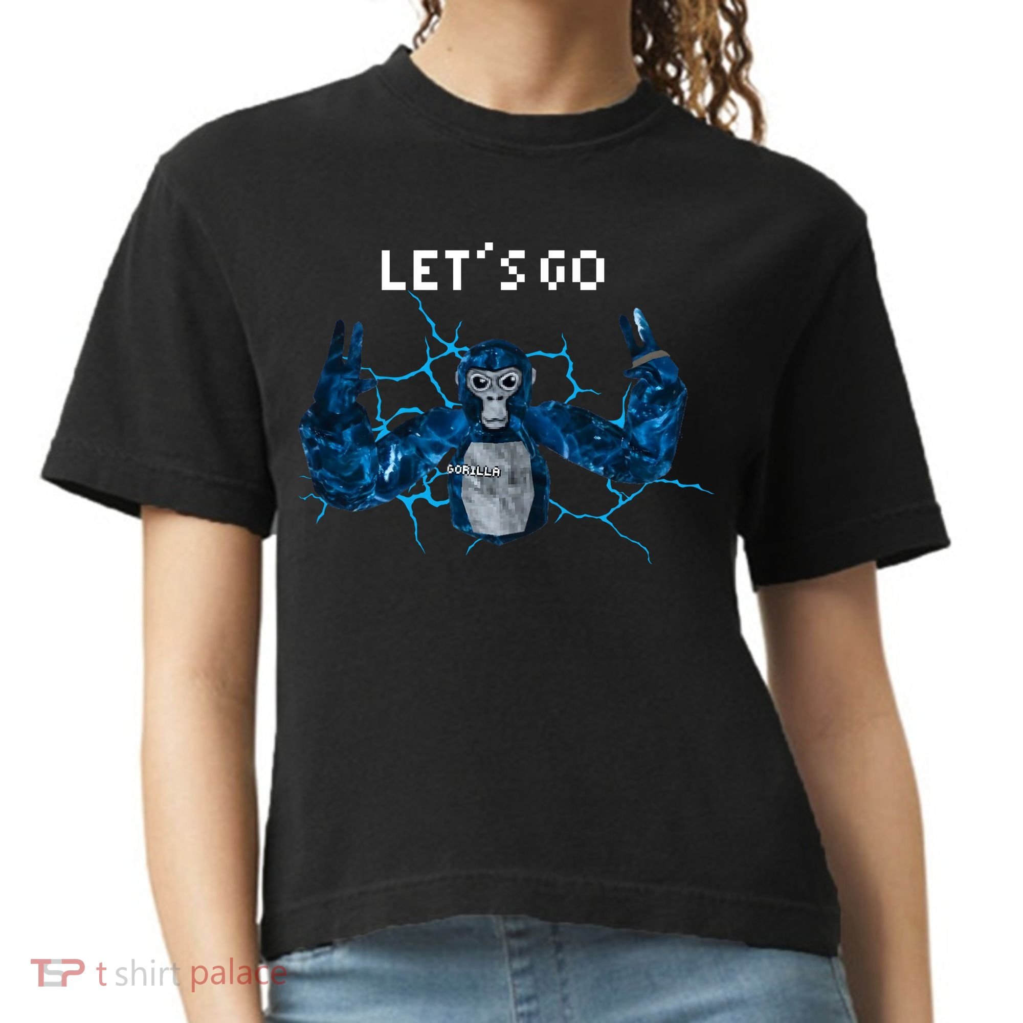 Let's Go Gorilla Gamer Meme Comfort Colors Boxy T-Shirt