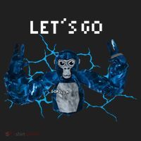 Let's Go Gorilla Gamer Meme Comfort Colors Boxy T-Shirt thumb 3