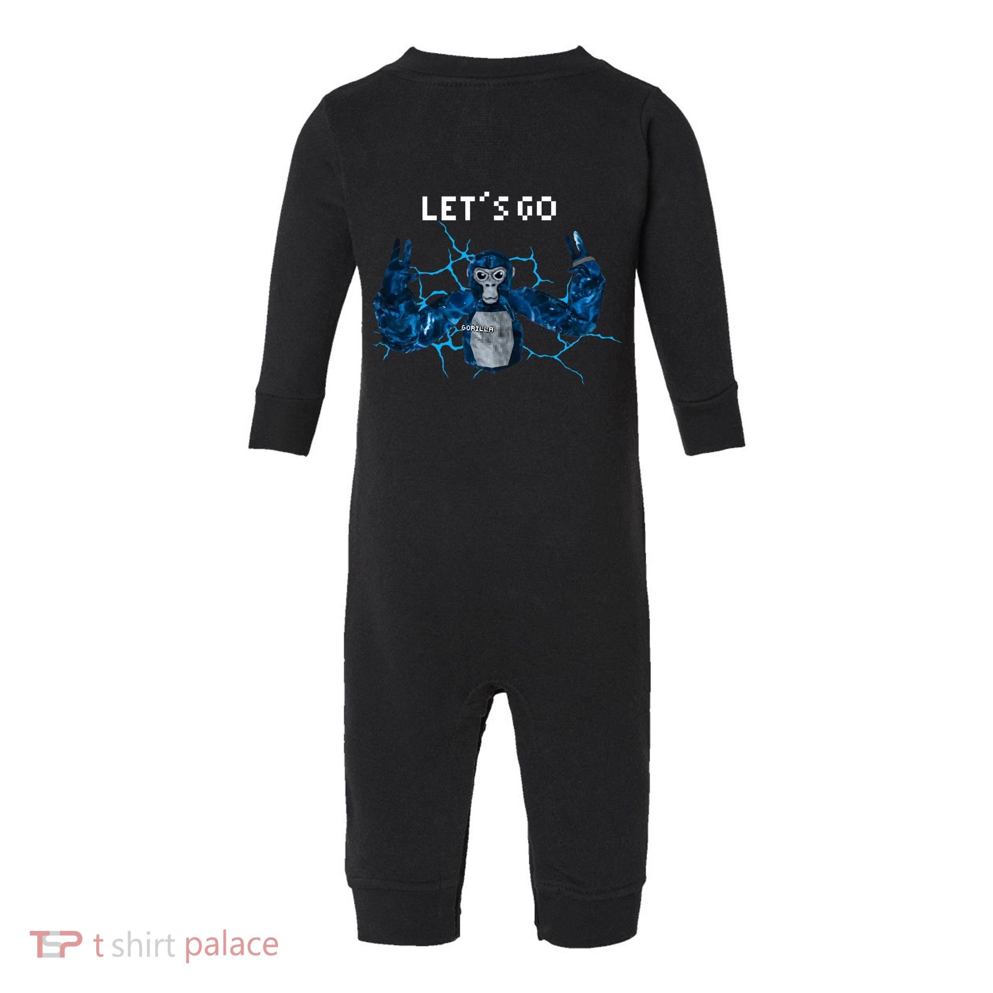 Let's Go Gorilla Gamer Meme Infant Fleece One Piece