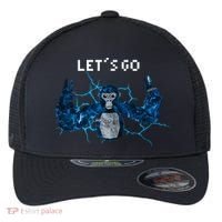 Let's Go Gorilla Gamer Meme Flexfit Unipanel Trucker Cap thumb 0