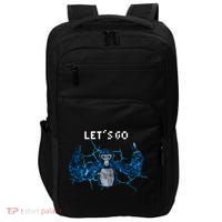 Let's Go Gorilla Gamer Meme Impact Tech Backpack thumb 0