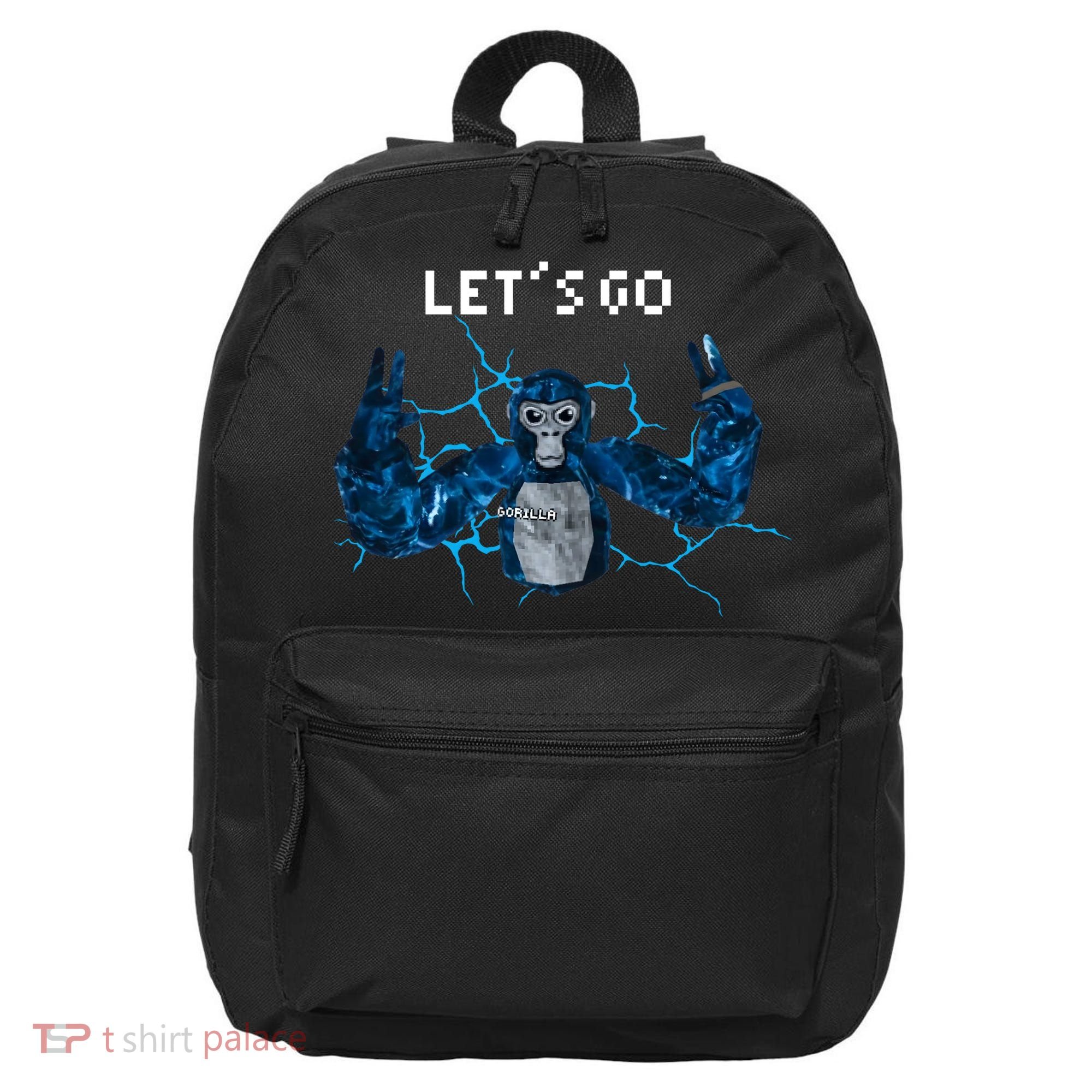 Let's Go Gorilla Gamer Meme 16 in Basic Backpack
