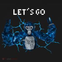 Let's Go Gorilla Gamer Meme Kids Tie-Dye T-Shirt thumb 3