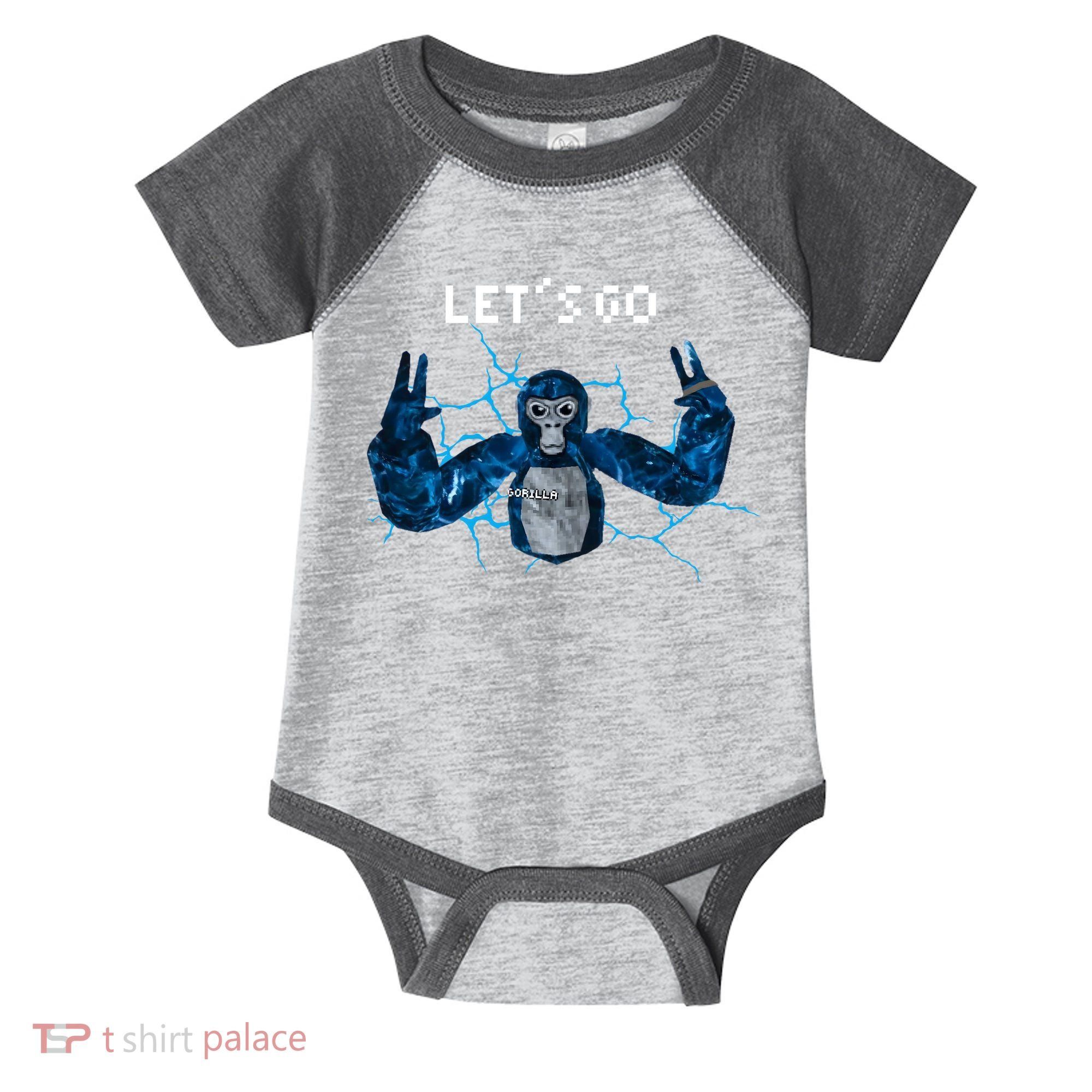 Let's Go Gorilla Gamer Meme Infant Baby Jersey Bodysuit