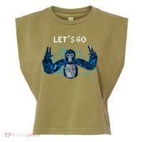 Let's Go Gorilla Gamer Meme Garment-Dyed Women's Muscle Tee thumb 0