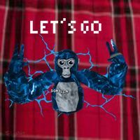 Let's Go Gorilla Gamer Meme Men's Flannel Plaid Pajama Pants thumb 2