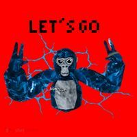 Let's Go Gorilla Gamer Meme Santa Hat thumb 1