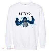 Let's Go Gorilla Gamer Meme Garment-Dyed Sweatshirt thumb 0