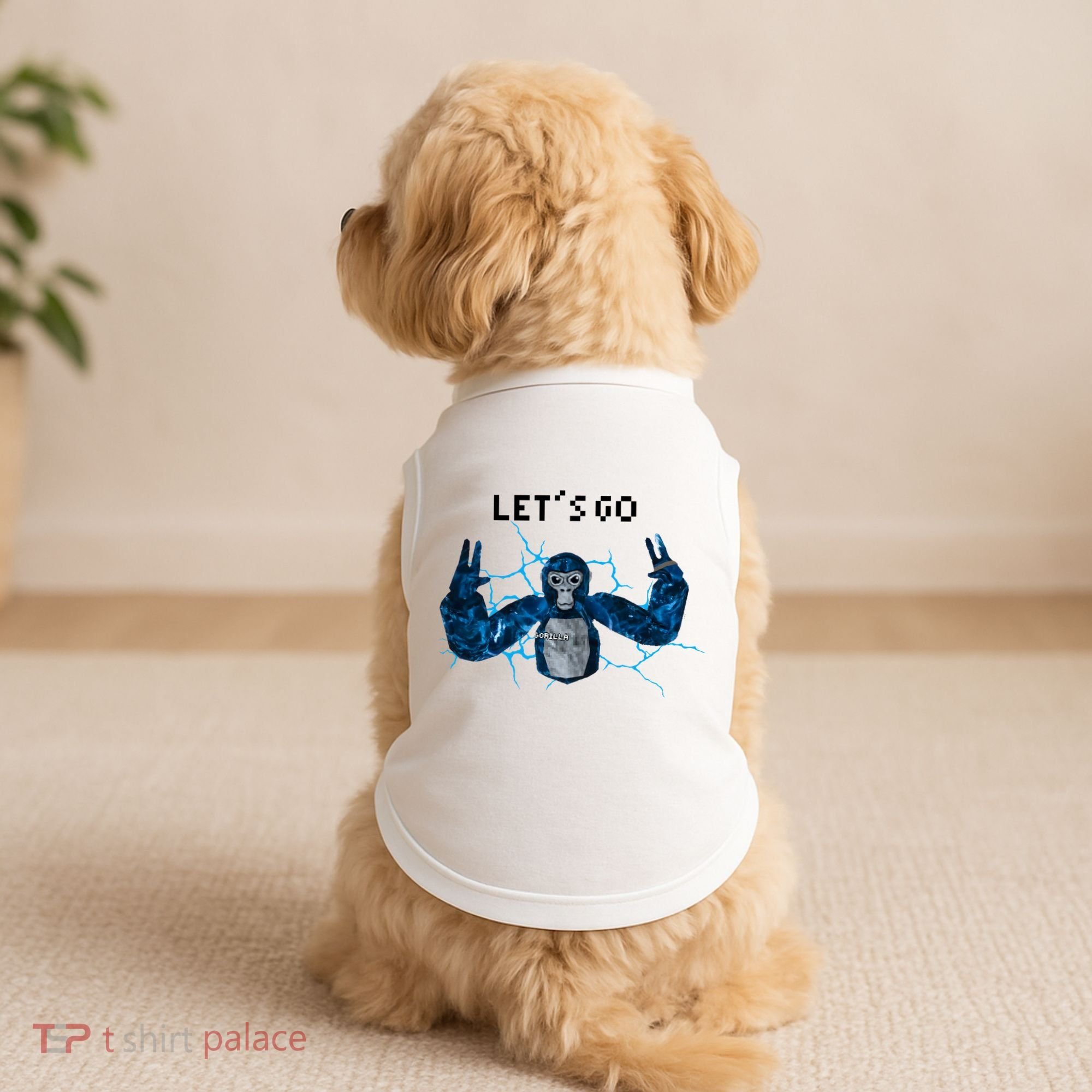 Let's Go Gorilla Gamer Meme Doggie Tank