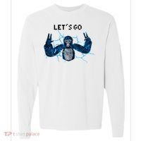 Let's Go Gorilla Gamer Meme Comfort Colors Heavyweight Long Sleeve T-Shirt thumb 0