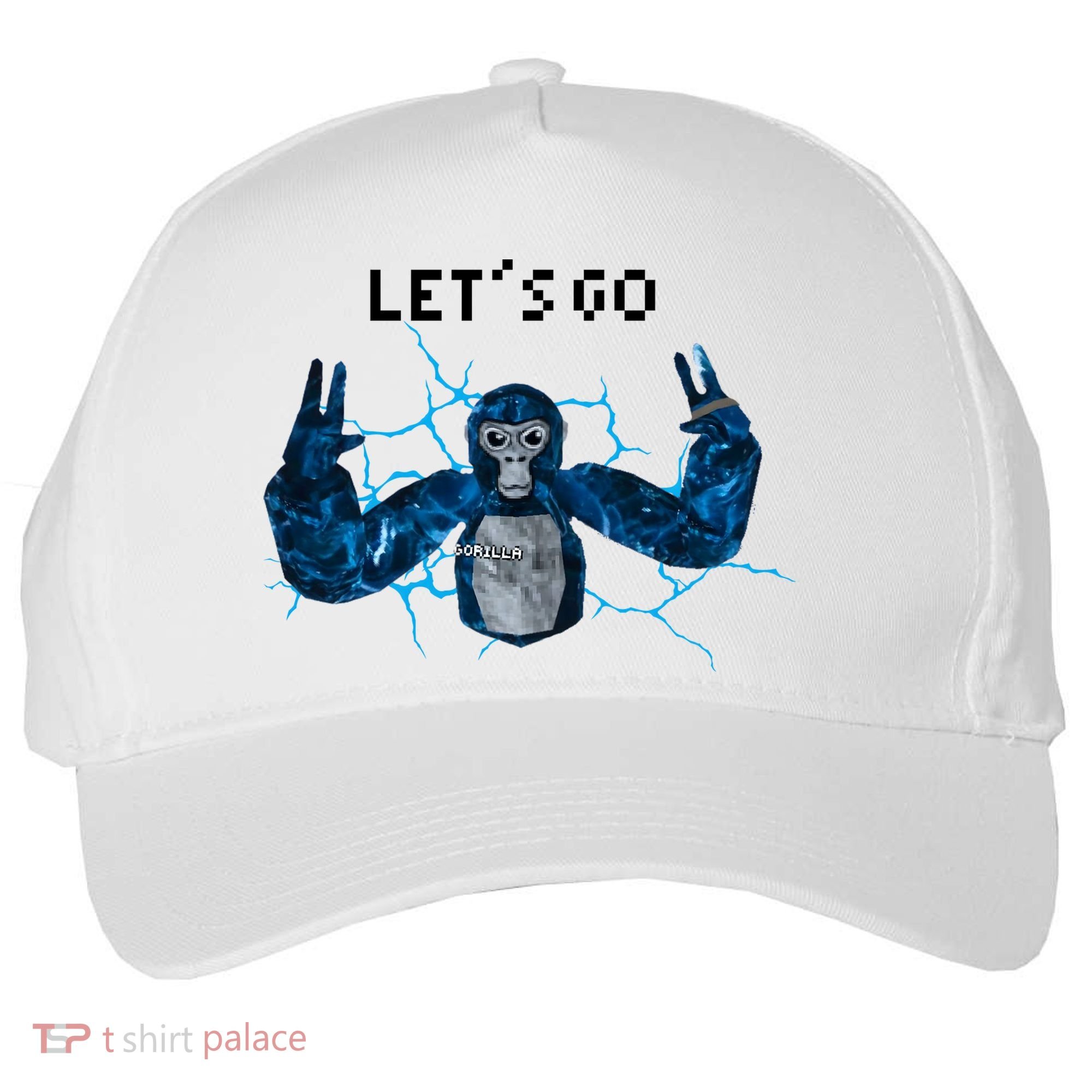 Let's Go Gorilla Gamer Meme Five-Panel Snapback Cap