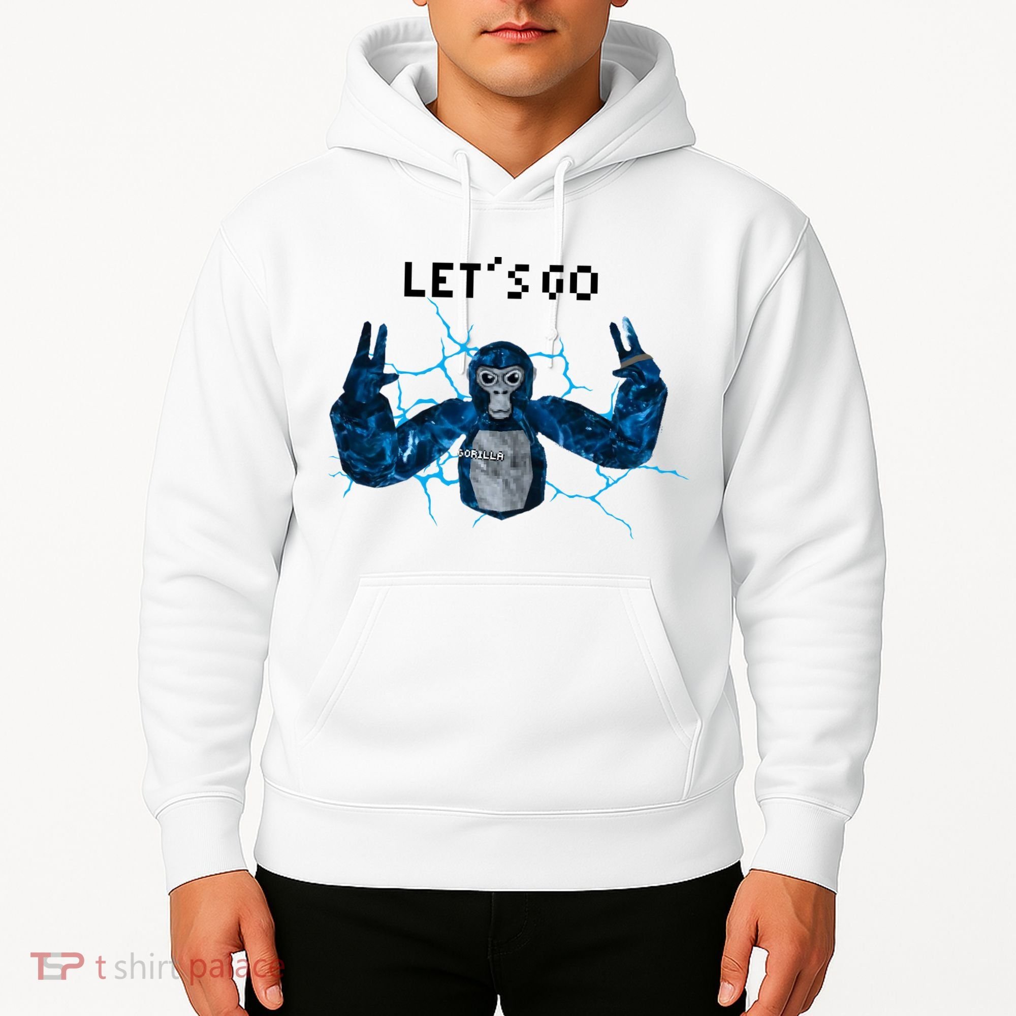 Let's Go Gorilla Gamer Meme Hoodie