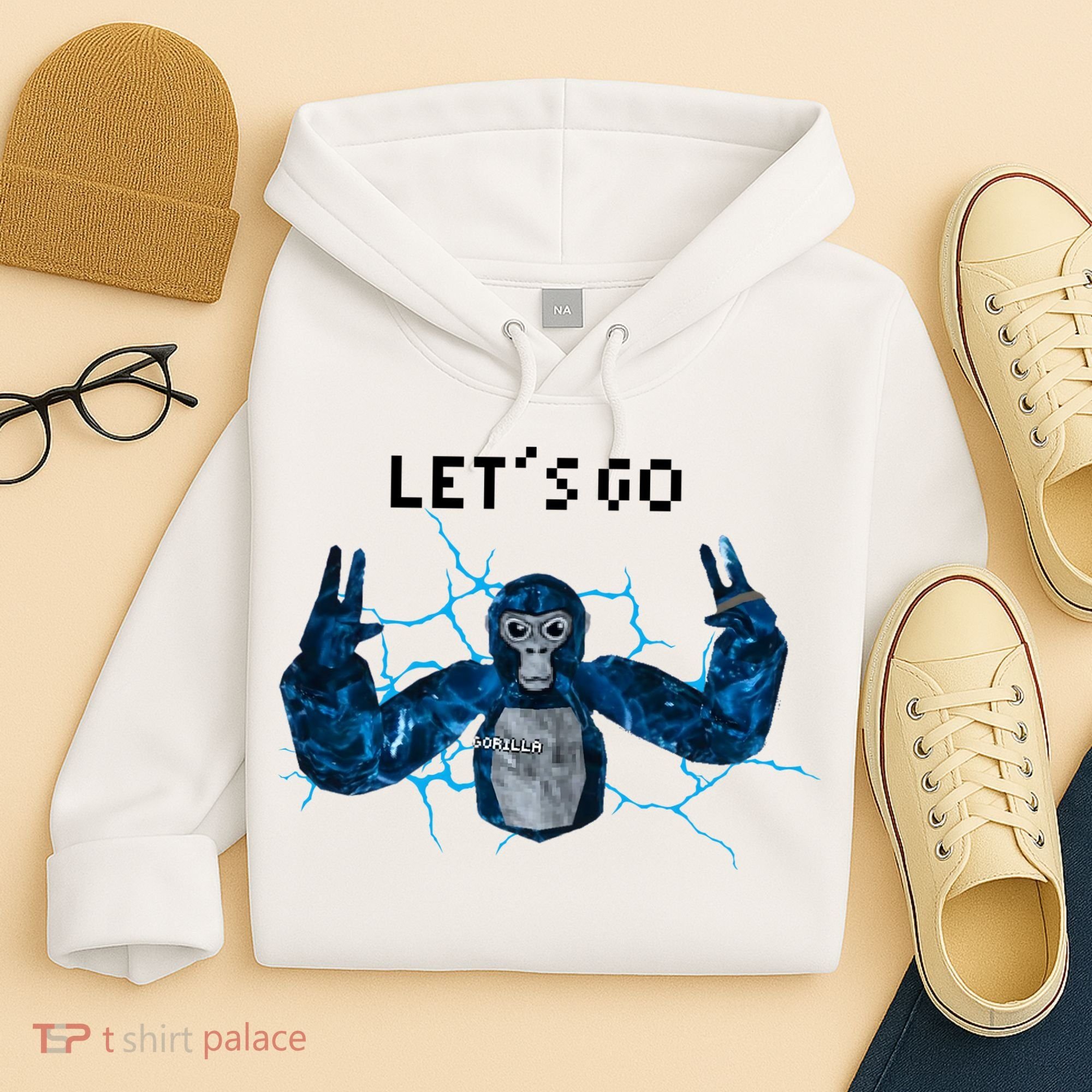 Let's Go Gorilla Gamer Meme Hoodie