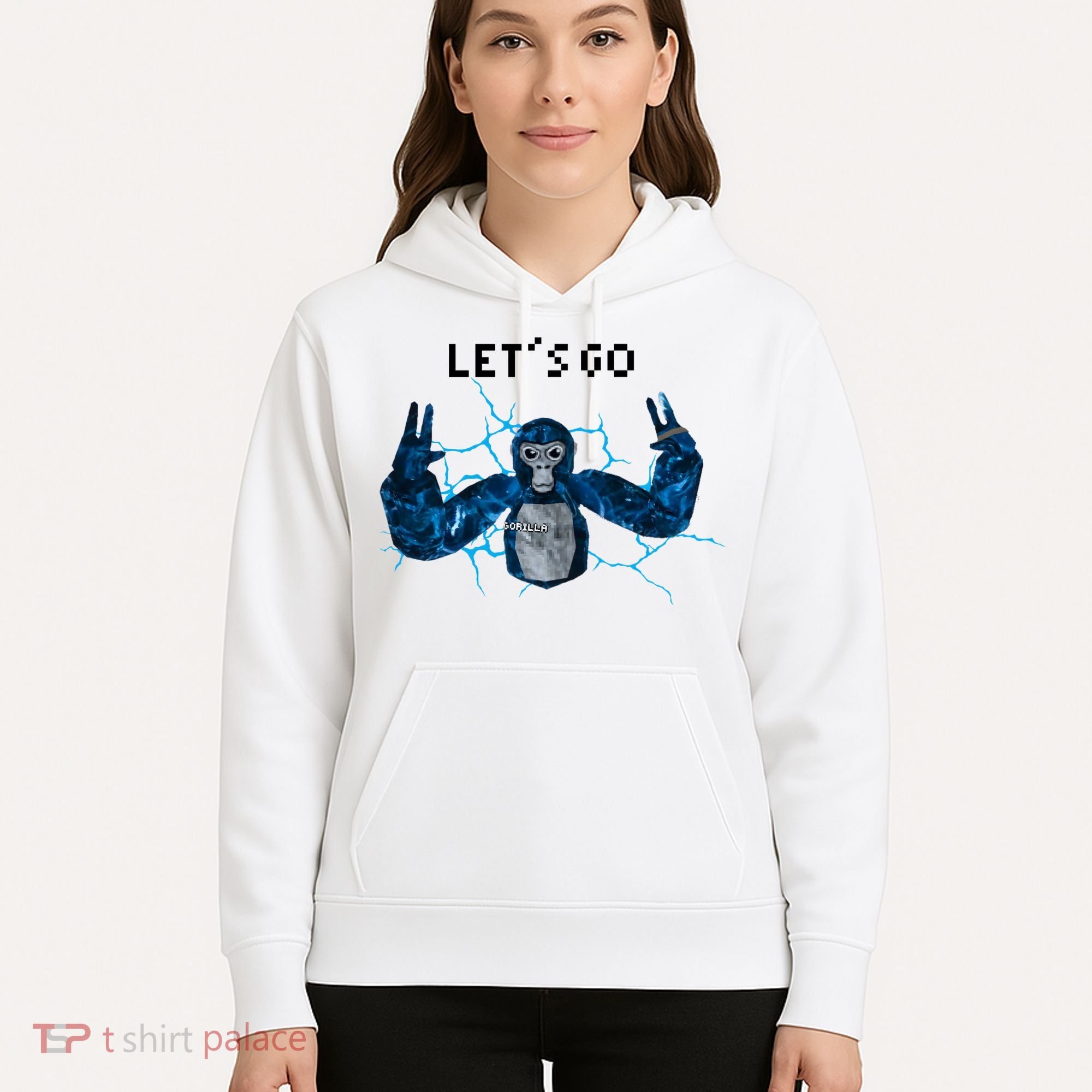 Let's Go Gorilla Gamer Meme Hoodie