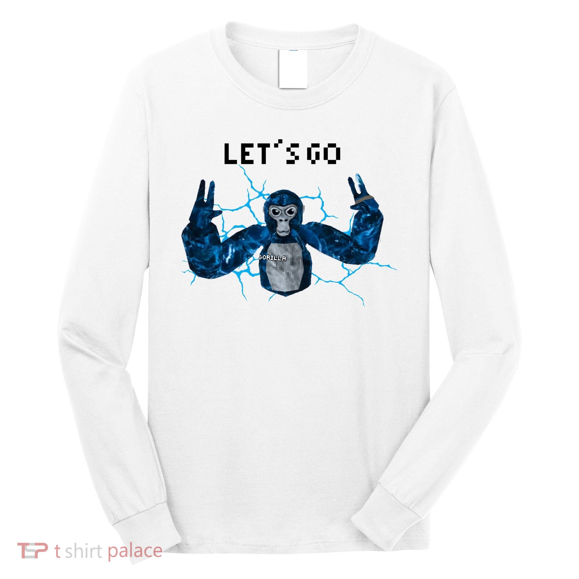 Let's Go Gorilla Gamer Meme Long Sleeve Shirt