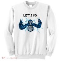 Let's Go Gorilla Gamer Meme Sweatshirt thumb 0