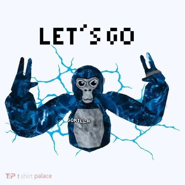 Let's Go Gorilla Gamer Meme T-Shirt