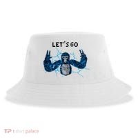 Let's Go Gorilla Gamer Meme Sustainable Bucket Hat thumb 0