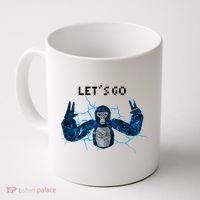 Let's Go Gorilla Gamer Meme Coffee Mug thumb 0