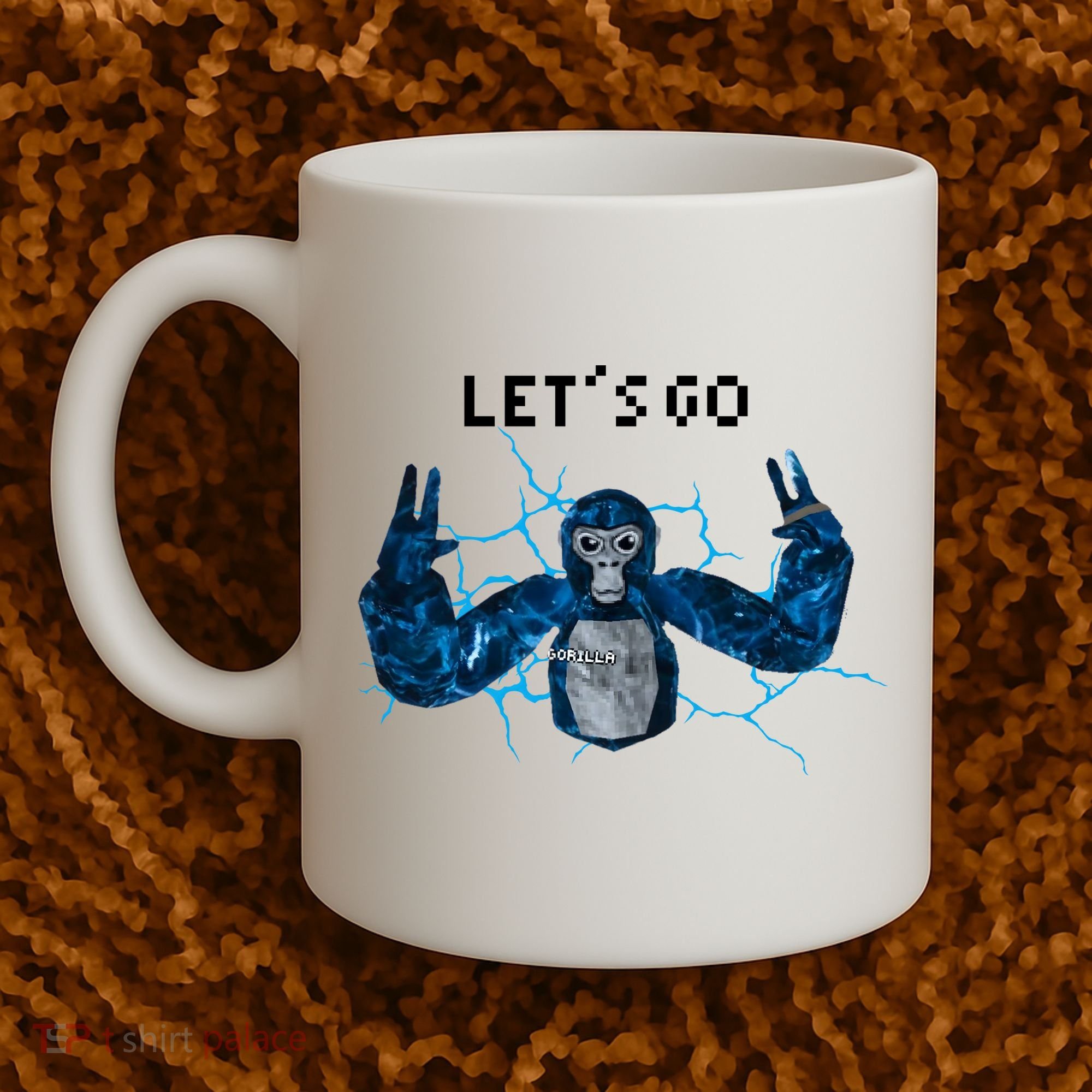 Let's Go Gorilla Gamer Meme Coffee Mug