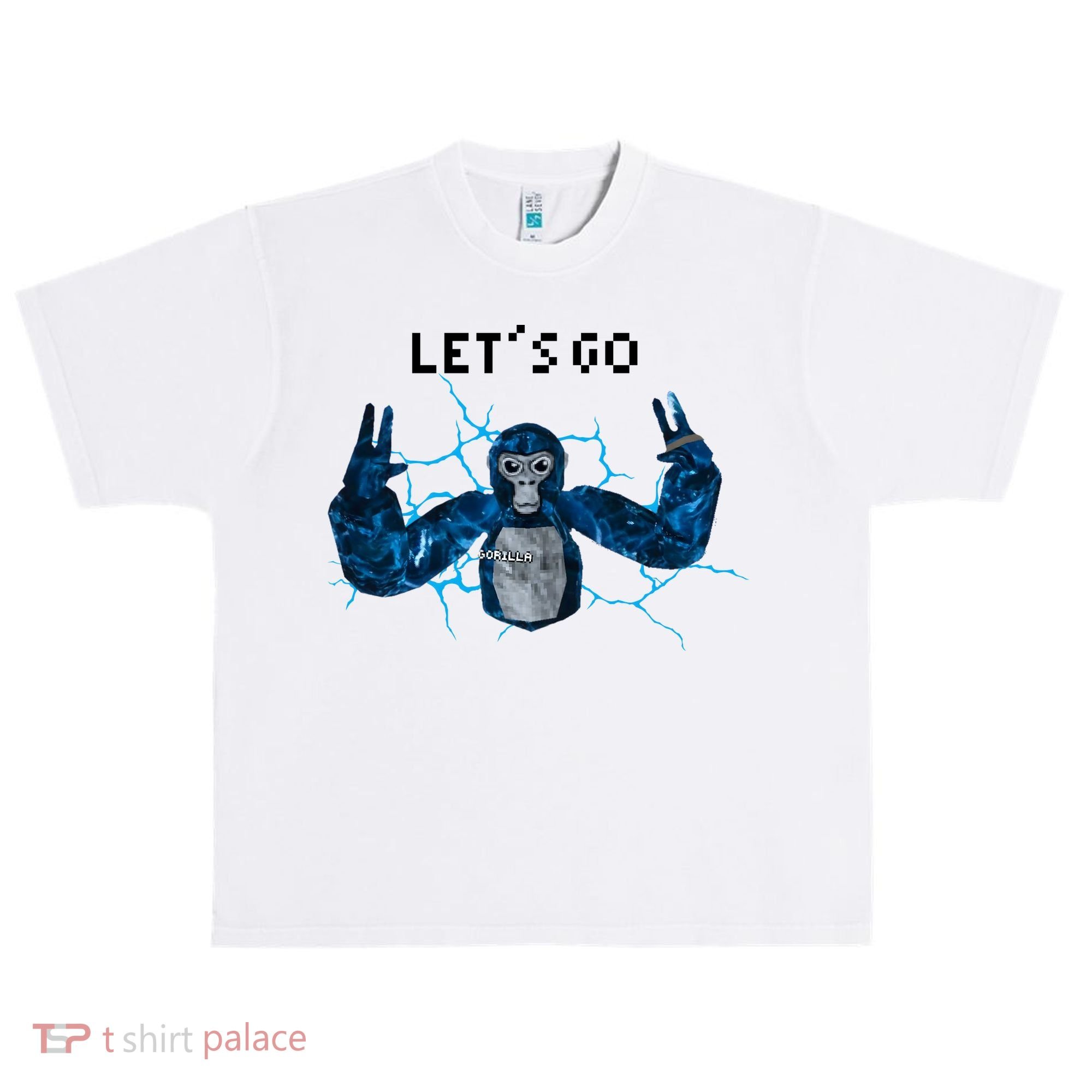 Let's Go Gorilla Gamer Meme Urban Oversized Heavyweight T-Shirt