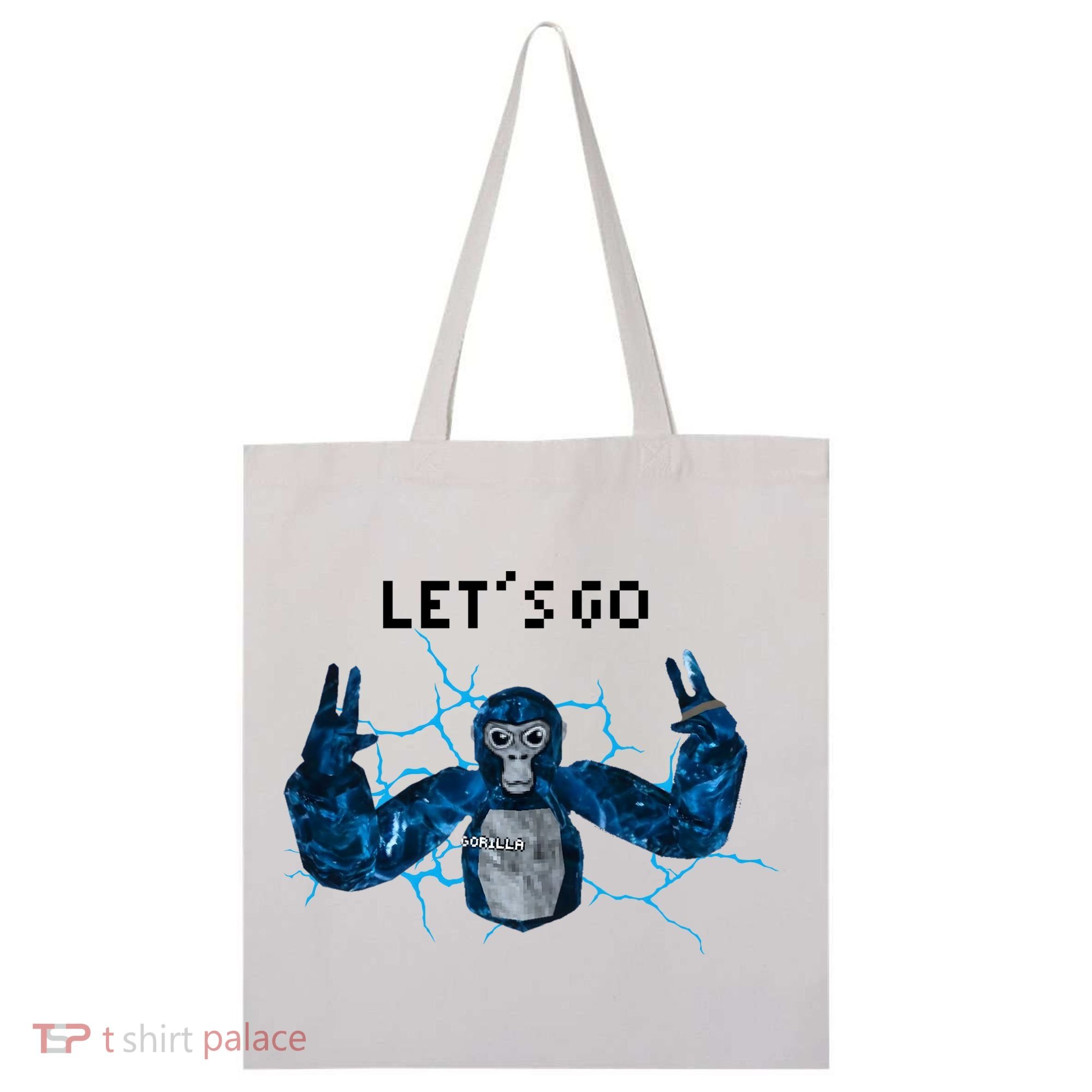 Let's Go Gorilla Gamer Meme Tote Bag