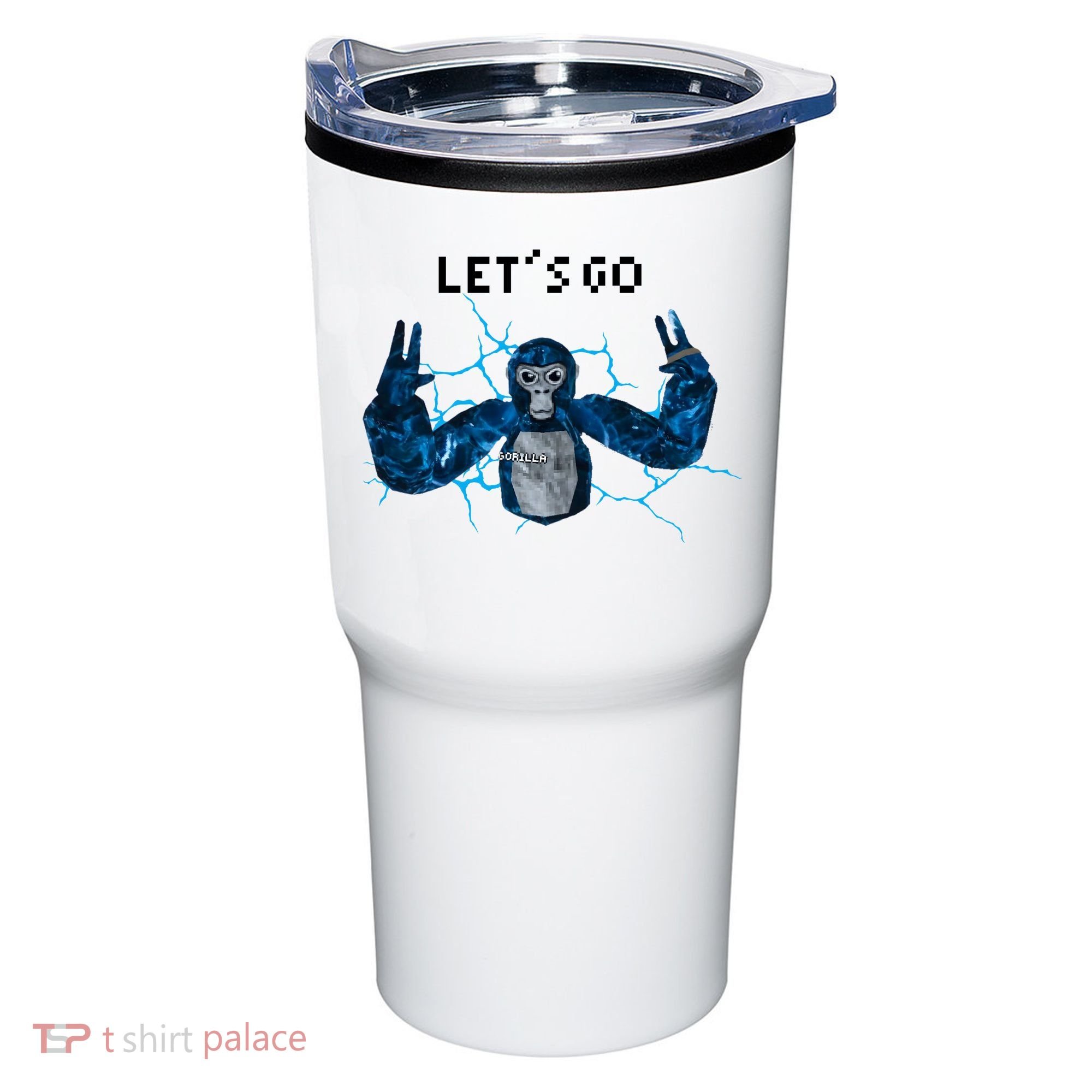 Let's Go Gorilla Gamer Meme Tumbler