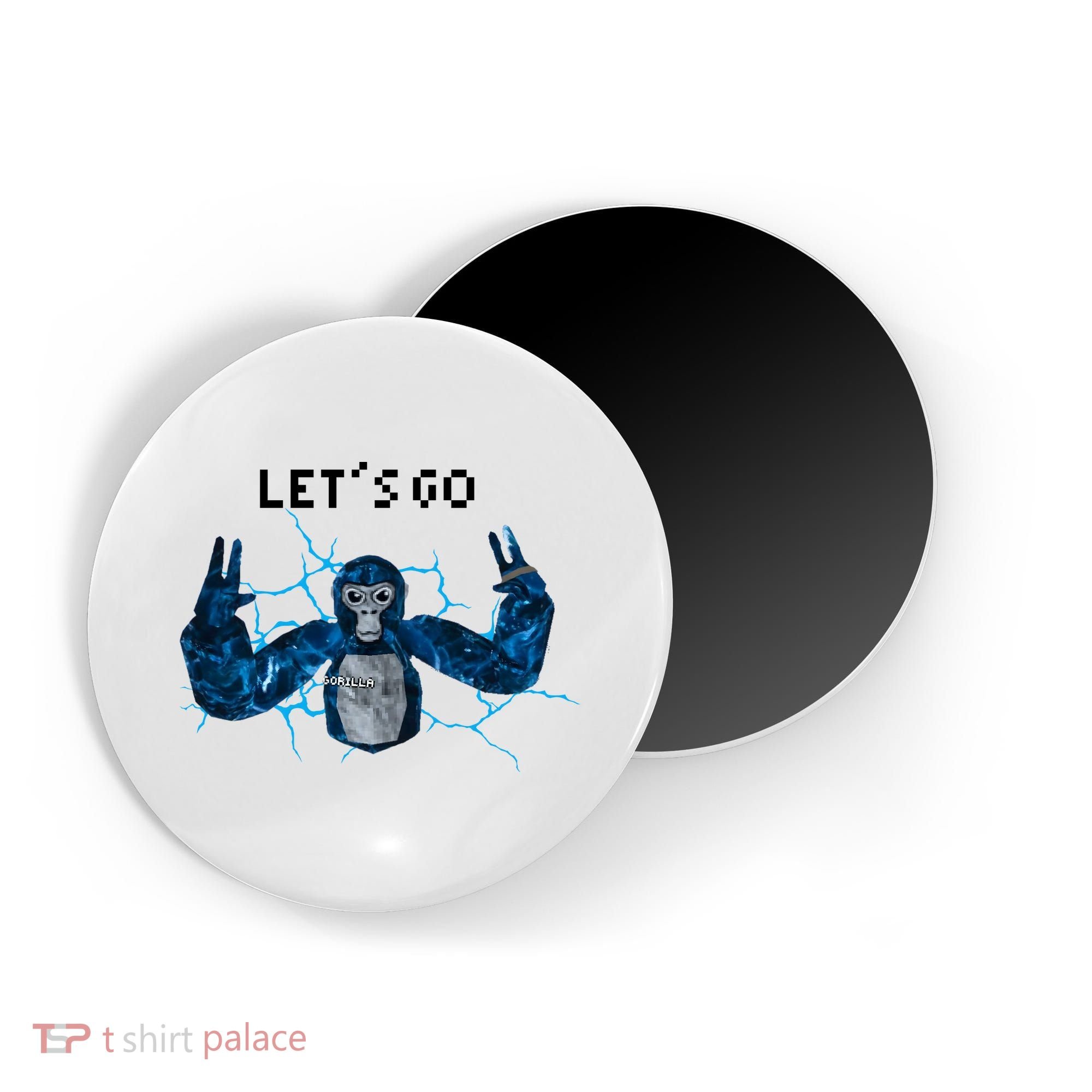 Let's Go Gorilla Gamer Meme Magnet