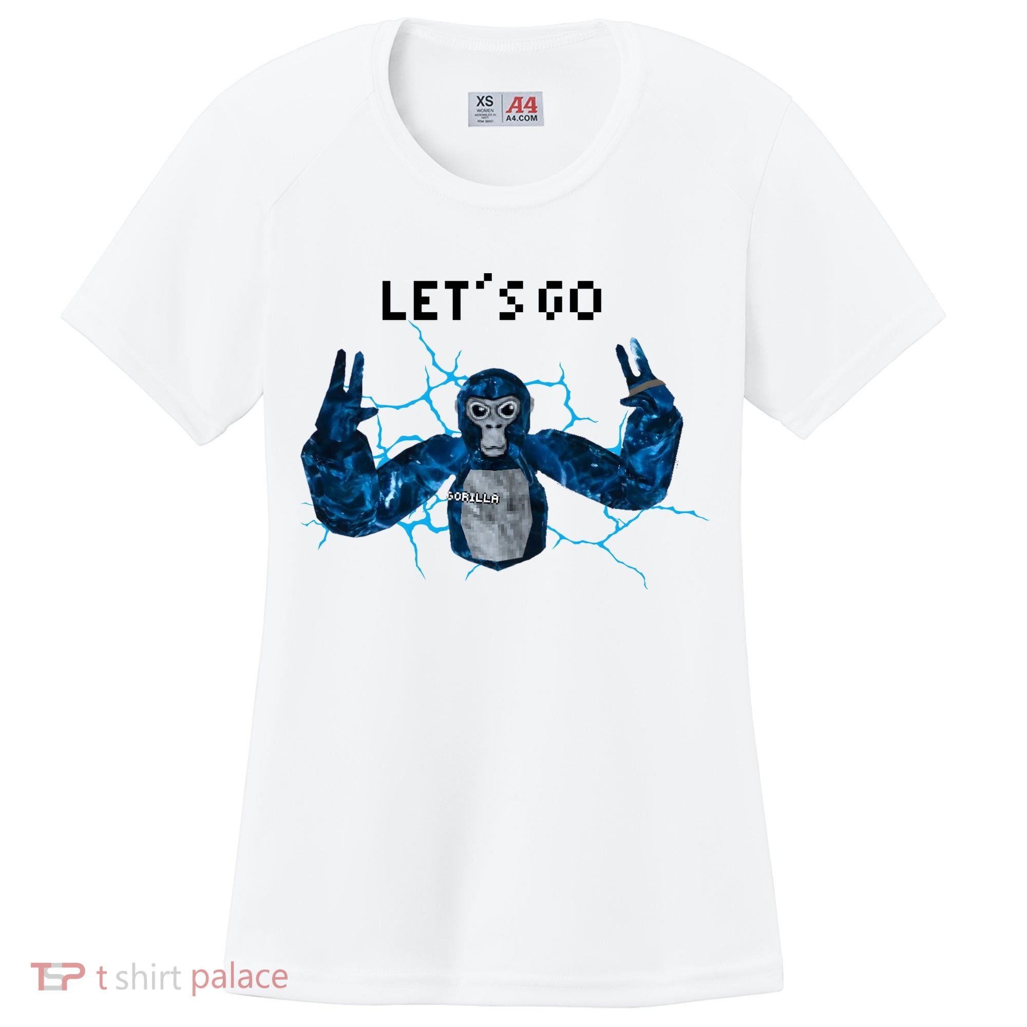 Let's Go Gorilla Gamer Meme Women's Cooling Performance Crew T-Shirt