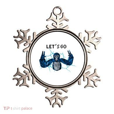 Let's Go Gorilla Gamer Meme Ornament