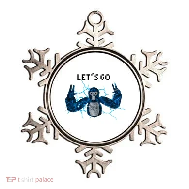 Let's Go Gorilla Gamer Meme Ornament