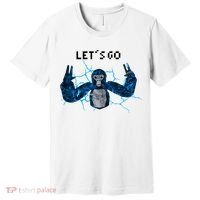 Let's Go Gorilla Gamer Meme Premium T-Shirt thumb 0
