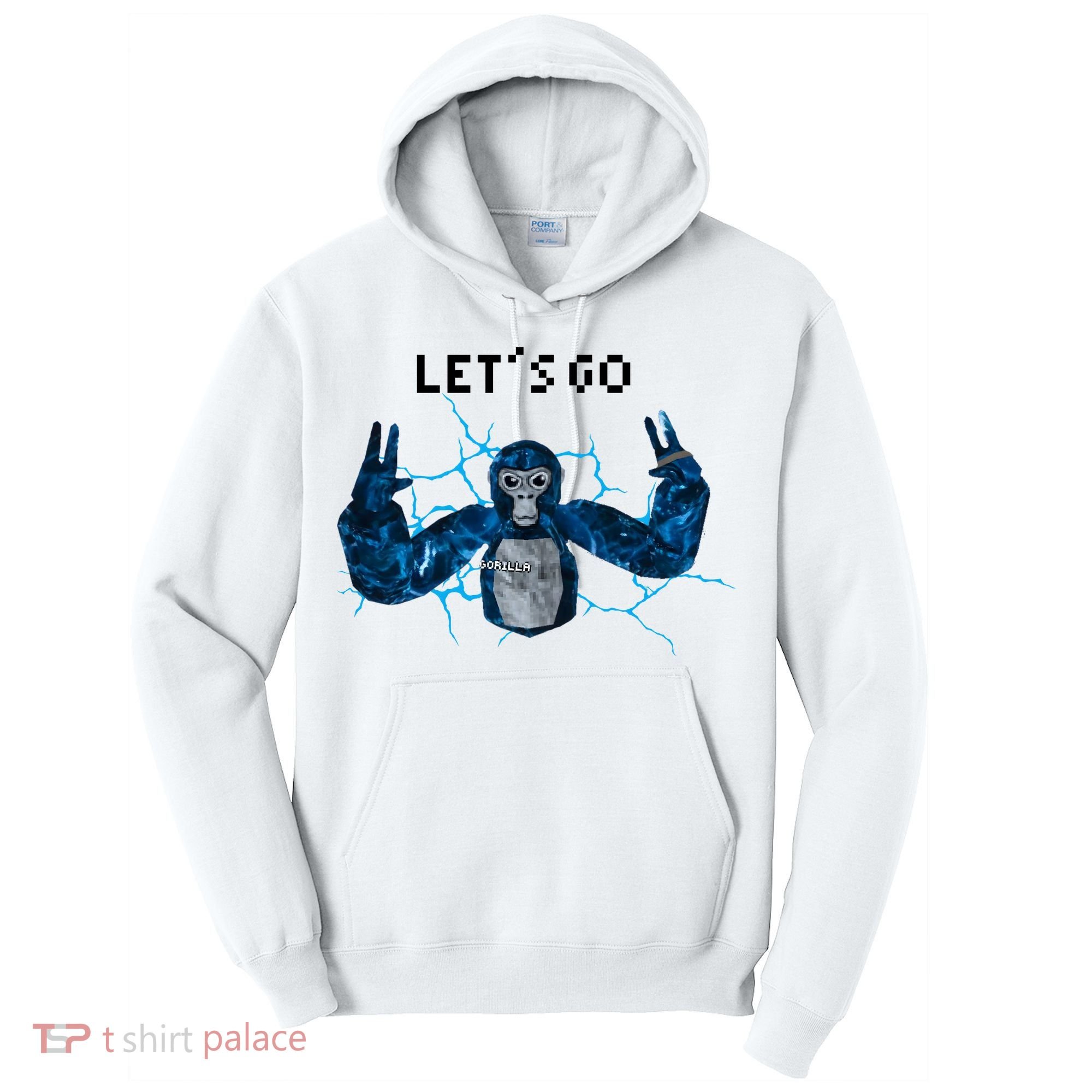 Let's Go Gorilla Gamer Meme Tall Hoodie