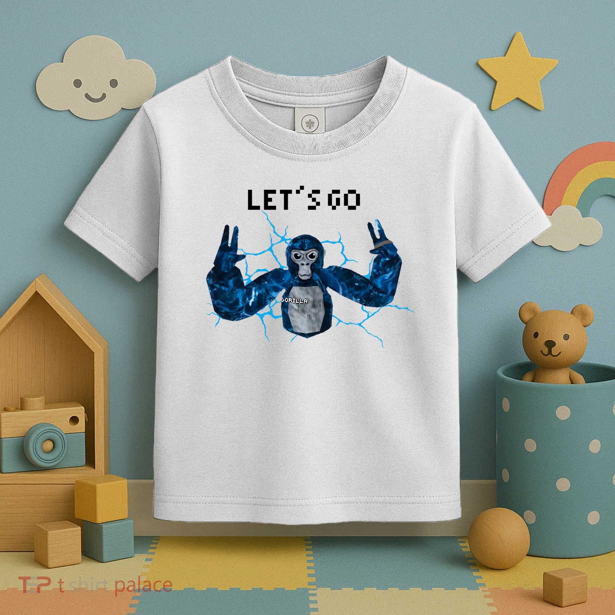 Let's Go Gorilla Gamer Meme Toddler T-Shirt