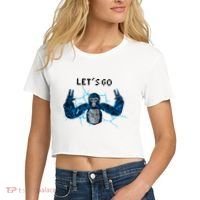 Let's Go Gorilla Gamer Meme Women's Crop Top Tee thumb 2