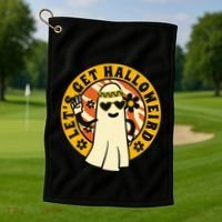 Lets Get Halloweird Golf Towel thumb 1