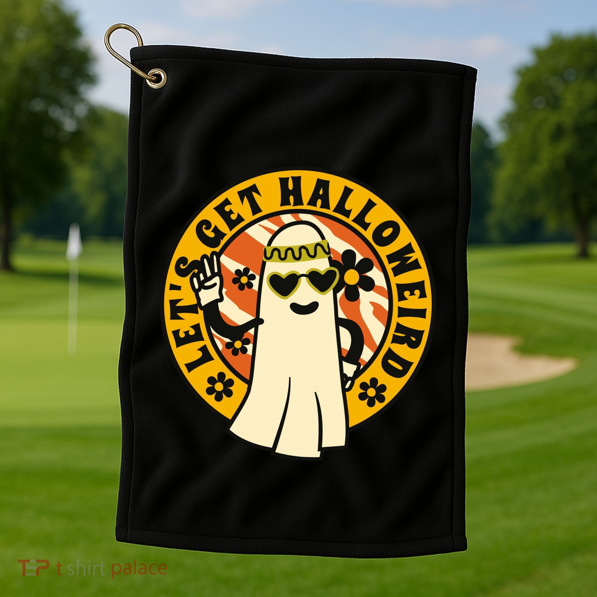Lets Get Halloweird Golf Towel