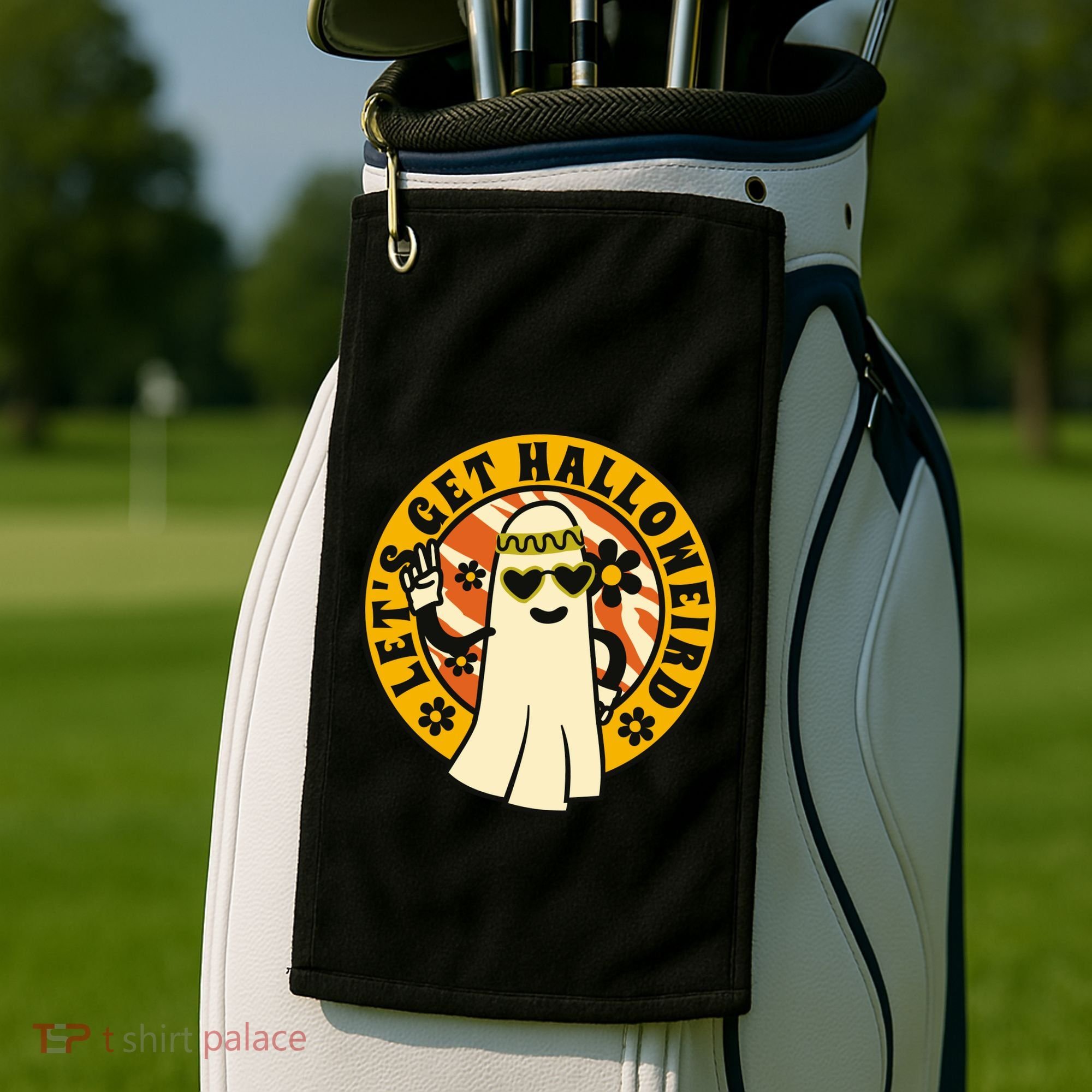 Lets Get Halloweird Golf Towel