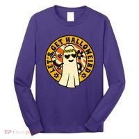 Let's Get Halloweird 60s Hippie Ghost Halloween Long Sleeve Shirt thumb 0