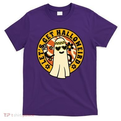 Let's Get Halloweird 60s Hippie Ghost Halloween T-Shirt