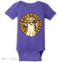 Let's Get Halloweird 60s Hippie Ghost Halloween Baby Bodysuit thumb 0