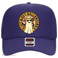Let's Get Halloweird 60s Hippie Ghost Halloween Hat thumb 0