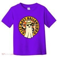 Let's Get Halloweird 60s Hippie Ghost Halloween Toddler T-Shirt thumb 0