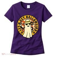 Let's Get Halloweird 60s Hippie Ghost Halloween Women's T-Shirt thumb 0